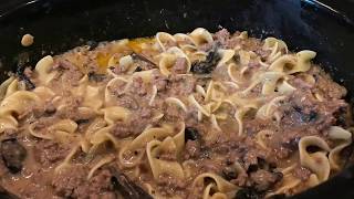 Whip It Up Wednesday Ground Beef Stroganoff [upl. by Gee]