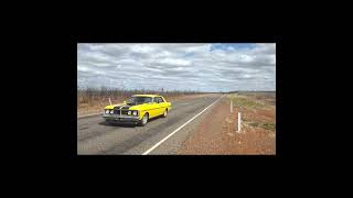 Volume up Australian Muscle cars enjoying the speed limit in the Northern Territory [upl. by Eelegna]