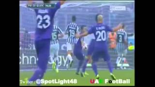 Fiorentina Juventus 4 2 Gol  radiocronaca di David Guetta [upl. by Yanehc390]