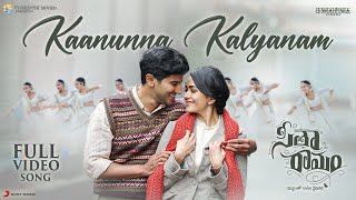 Kaanunna Kalyanam Video  Sita Ramam Telugu  Dulquer  Mrunal  Vishal  Hanu Raghavapudi [upl. by Nevad]