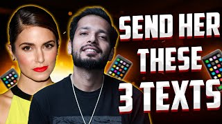 What To Do When She Stops Replying  Send Her These 3 Texts  Hindi [upl. by Huebner]