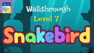 Snakebird Level 7 Walkthrough amp iOS iPhone 6S Gameplay by Noumenon Games [upl. by Imak453]