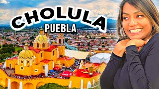 Cholula Pueblo Mágico 🇲🇽 Un lugar Diferente y Extraño 🤔 [upl. by Rome]