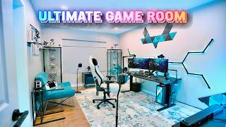 My NEW Ultimate Game Room Tour amp Desk Setup 2024 [upl. by Meir]