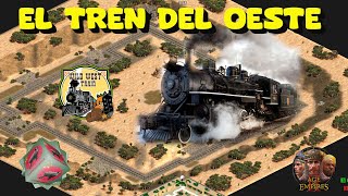 Llega el Wild West train El tren en el age of empires A divertirse [upl. by Anialahs]