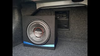 Subwoofer  Navigation ISUDAR  VW Jetta MK6  2011  Pioneer GXT3706BSET [upl. by Myrah872]