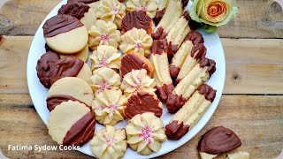 Melting Moments Viennese biscuits Fingers Version of using flour only in the recipe [upl. by Geminian]