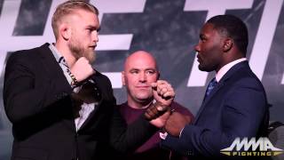 UFC on FOX 14 Alexander Gustafsson vs Anthony Johnson Staredown [upl. by Guthry124]