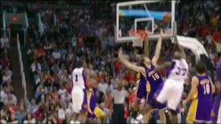 Kobe Bryant Insane Block on Shaq [upl. by Gonick]