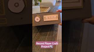 Record Player Craft💿 [upl. by Silra]