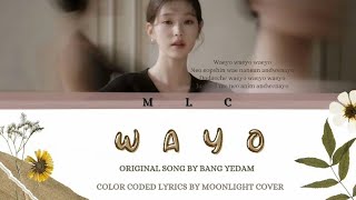 BANG YEDAM  WAYO SOLO COVER by PIPIT [upl. by Ellmyer]