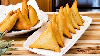 Samosa Recipe  Crispy Fried Chicken Samosa  Chef D Wainaina [upl. by Ajroj]