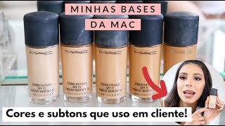 BASE STUDIO FIX MAC  CORES QUE EU USO EM CLIENTE [upl. by Dolorita689]