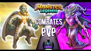 Combates PVP usando a Justin y Serpentex contra Mater Geneza Monster legends [upl. by Aehtela305]