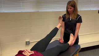 Hoover Test Whitworth Athletic Training [upl. by Acemaj310]