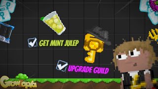 I Cant Believe I Got the Mint Julep Guild Upgrade amp News  Growtopia [upl. by Nomolos]