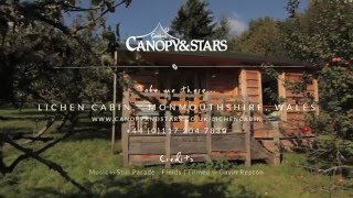 Lichen Cabin  Canopy amp Stars  Glamping in Monmouthshire [upl. by Aoniak]