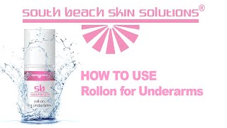 South Beach Skin Solutions  Skin Lightening Rollon for Underarms [upl. by Bascio]