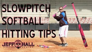 Jeff Hall Softball Hitting Tips  Grip Swing and Followthrough [upl. by Millard]