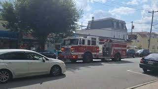 Kearny Fire Department Responding To Reported Extrication 73124 [upl. by Assillim]