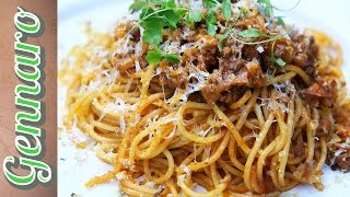 Perfect Spaghetti Bolognese with Gennaro [upl. by Atiloj]