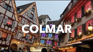 Colmar France in Winter  4K Video  Marchés de Noël most beautiful Christmas market in Europe [upl. by Critchfield252]