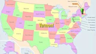 US States and Their Capitals [upl. by Ahseuqram]