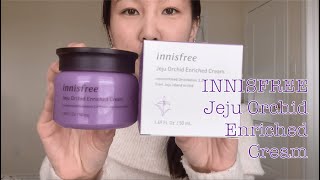 INNISFREE Orchid Enriched Cream Review  lifewithlil [upl. by Eremehc]