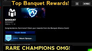 MCOC  My Final Banquet Rewards are Really Top Notch  CEO LUCK Openings Contest of Champions 2024 [upl. by Dosh400]