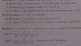 16 les facteurs irréductible dune polynôme dans R corrigé exercice 4 serie 1 algèbre 2 smpc [upl. by Einahc716]