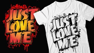 Graffiti TShirt Design Bangla Tutorial  Adobe Illustrator tshirtdesign trazgraphics tshirt [upl. by Bordy]