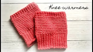 Crochet knee warmers [upl. by Aonian]