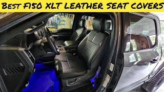 F150 XLT Leather Seat Cover Install💯 [upl. by Gelman]