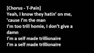 Trillionaire Bun B feat TPain Lyrics on Screen [upl. by Nawuq]