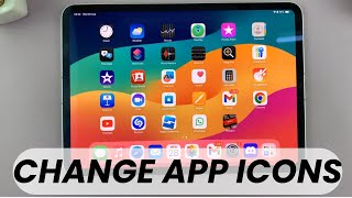 How To Change App Icons On iPad [upl. by Atsev555]