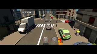 Simulateur de Conduite Develter  Situations a risques au milieu dun traffic intelligent AI [upl. by Readus203]