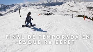 Final de temporada en Baqueira Beret [upl. by Enirhtak]