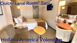 HAL Eurodam  Aft Verandah Stateroom Walkthrough Tour amp Review 4K  Holland America Cruise Line [upl. by Brandy]