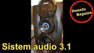 Reparație Sistem Audio Akai 31 SS028A [upl. by Aikcin113]