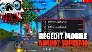 Saiu REGEDIT MOBILE AIMBOT SUPREMO V2 🔥 PAINEL HEADTRICK AUXILIAR DE MIRA 95 HS ☠️ REGEDIT MOBILE [upl. by Onileba]