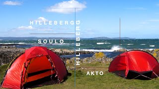 Strongest One Person Tents  Hilleberg AKTO Vs SOULO RL High Wind Testing [upl. by Lilyan509]