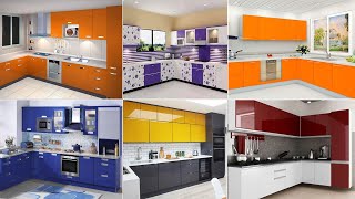 Top 100 Kitchen Cabinet Colours 2024  Modern Kitchen Colour Combinations  Modular Kitchen Designs [upl. by Lezlie604]