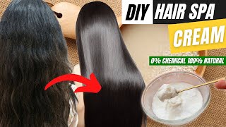 DIY Hair Spa Cream 0 Chemical 100 Natural Salon Style Hair Spa Treatment At Home [upl. by Hyacintha]