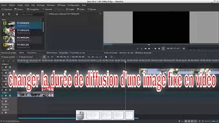 Kdenlive changer la durée de difusion dune image sur la timeline [upl. by Nnywg509]