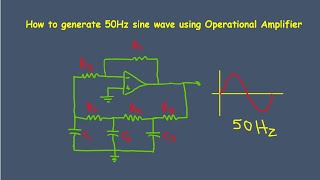 50Hz sine wave Oscillator [upl. by Ailadgim261]