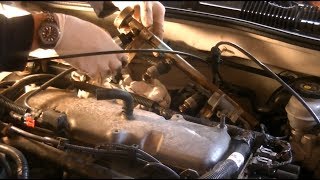 Replacing Fuel Injectors Pontiac Sunfire  Chevy Cavalier [upl. by Frager626]