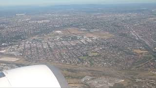 Qantas Airlines Melbourne Tullamarine Airport Take off Run [upl. by Juanita876]