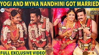 Myna Nandhini and Yogis Full HD Marriage Video  YogiMyna  LittleTalks [upl. by Rosalia842]