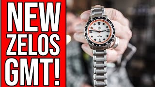 Best GMT Watch around 500 Zelos Mako GMT 300 is Fire [upl. by Gnaig]