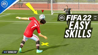 FIFA 22  TOP 10 EASY SKILL MOVES TUTORIALNEW [upl. by Nelloc]